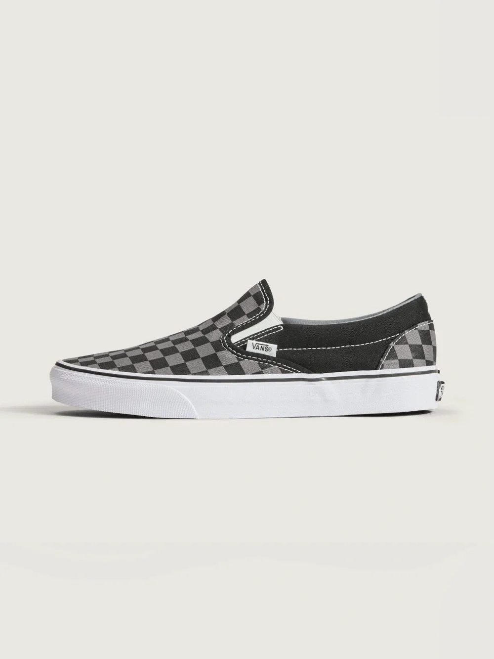 Vans Toddler Classic Slip-On V Checkerboard Black Pewter Size 8.5